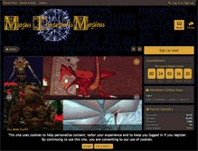 Tablet Screenshot of mimguild.com